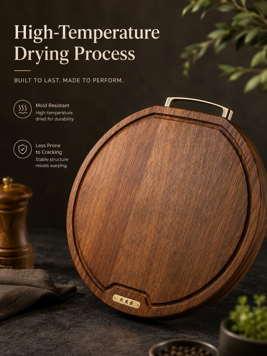 Round Blackwood Cutting Board – Medium & Large product photo 7