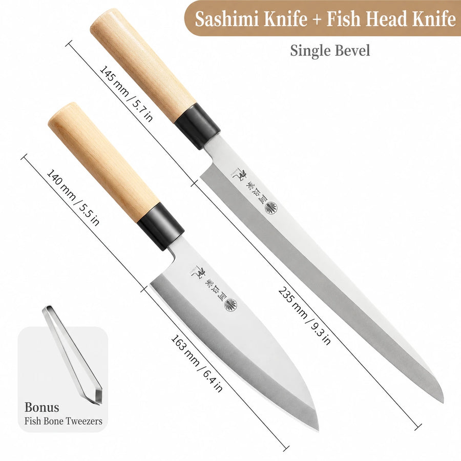Yanagiba Sashimi Knife for Fish & Sushi – With Cover Options product photo 5