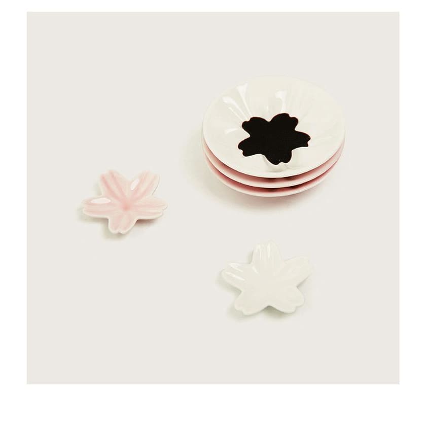 Sauce Plate and Chopstick Holder Set Sakura ( 2 colors) product image