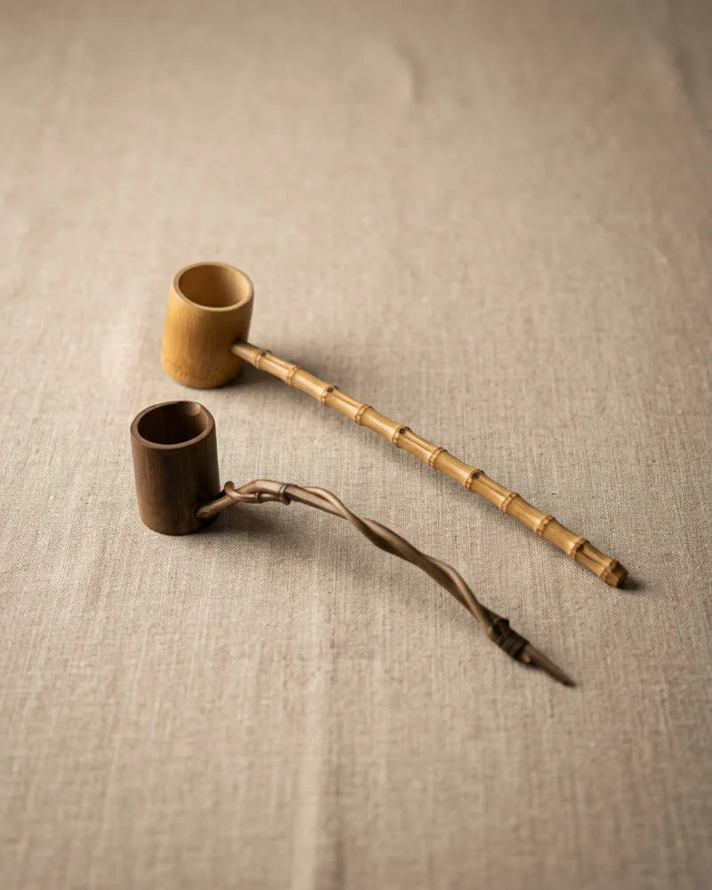 Echigo Bamboo Tea Spoons – Set of 2 product photo