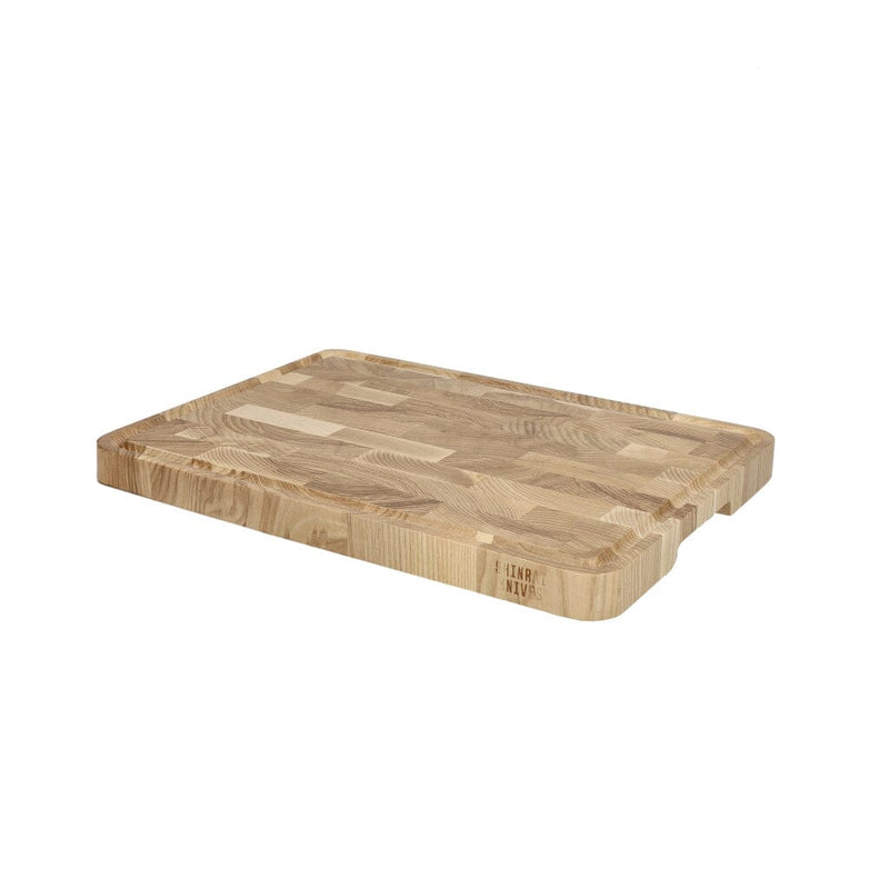 Ash Wood End Grain Cutting Board Bundle | Large + Compact Board + Oil Set