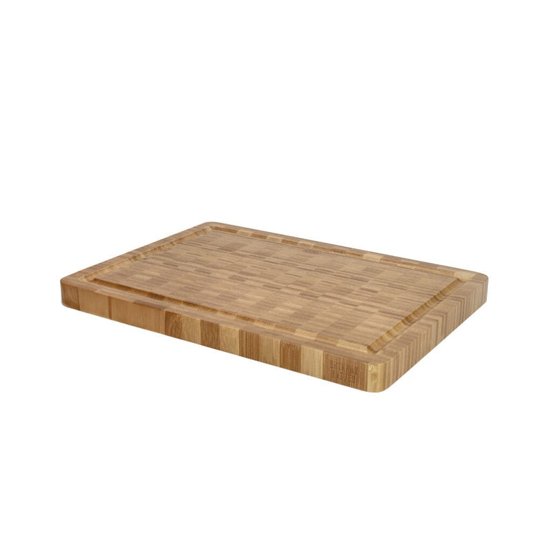 Bamboo End Grain Cutting Board Bundle | Large + Compact Board + Oil Set