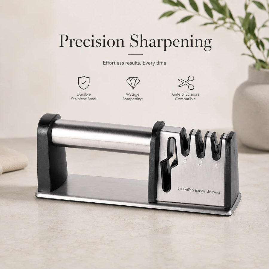 Japanese 4-in-1 Knife & Scissor Sharpener