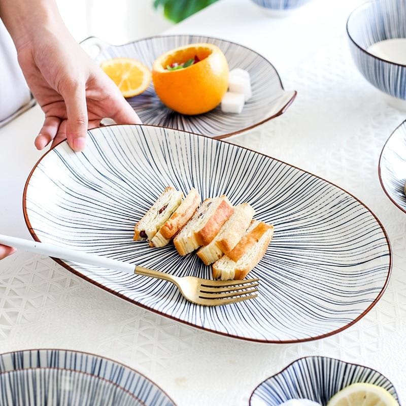Shigeru Porcelain Sushi Plate product image