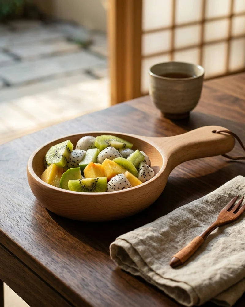 Tadasu-No-Mori Beechwood Bowl lifestyle photo