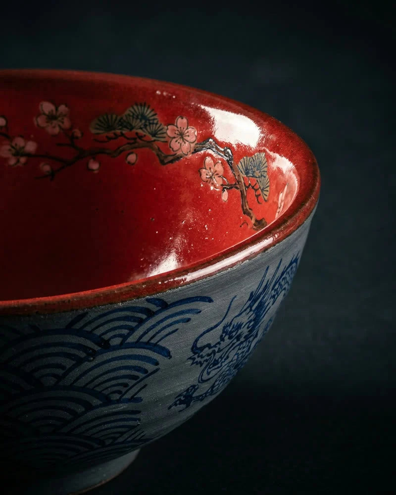 Taisha Ramen Bowl – Decorative Melamine detail photo