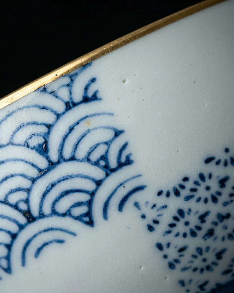 Taketomi Handmade Porcelain Rice Bowl detail photo