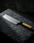 Takumi Kaza Damascus Nakiri Knife 18cm