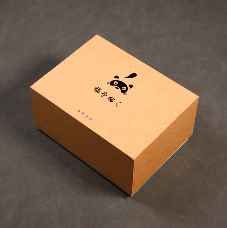 Tanuki Sake Set – Ceramic Bottle & 2 Cups Gift Box