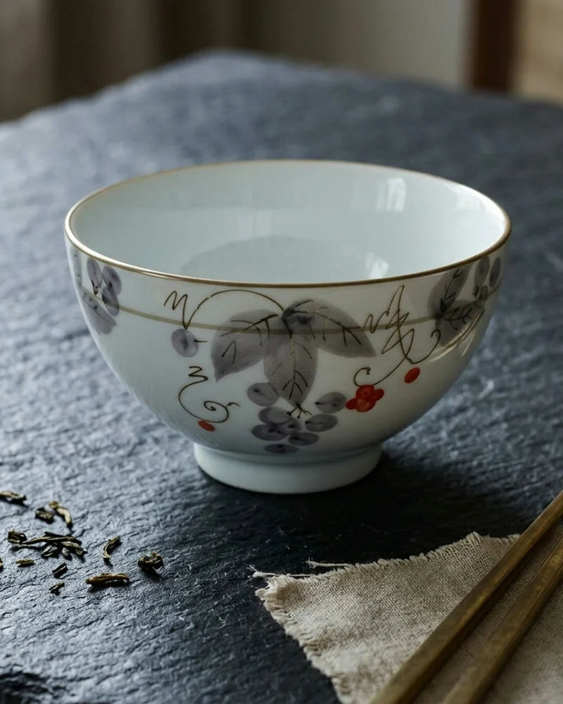 Tarama Handmade Porcelain Rice Bowl product photo