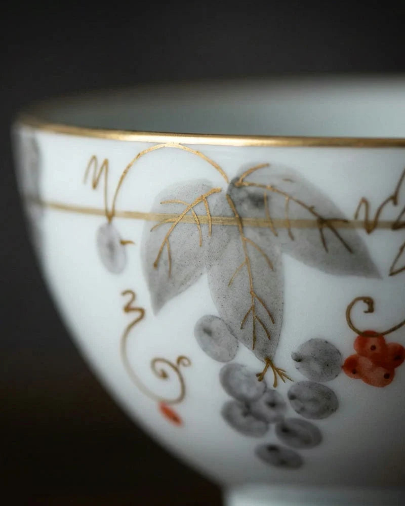 Tarama Handmade Porcelain Rice Bowl detail photo