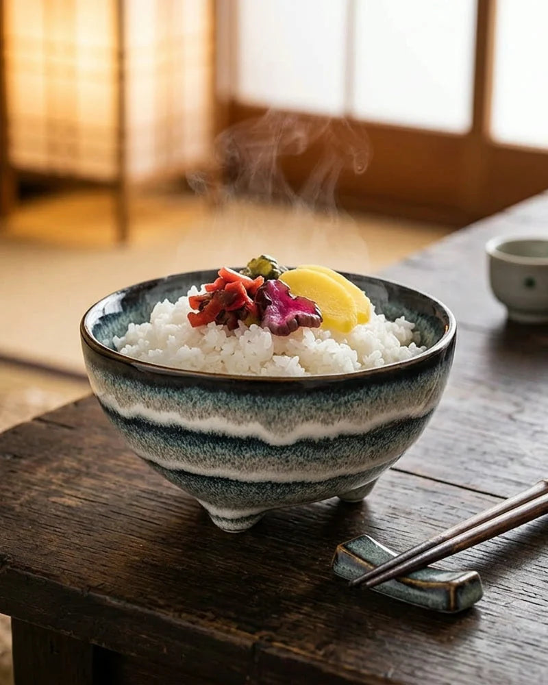 Tsūjun Ceramic Bowl – 10 Sizes lifestyle photo