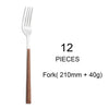 12Pcs Dessert Fork