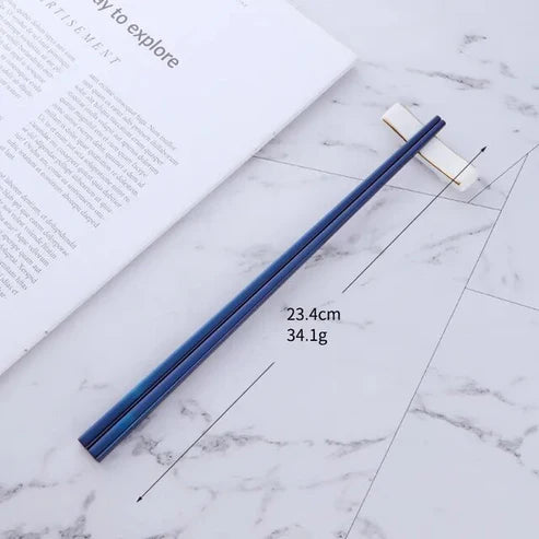 Kudanshita Portable Stainless Steel Chopsticks Set