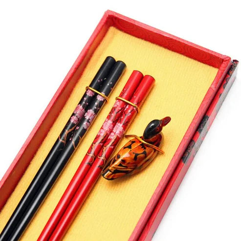 Ehime Portable Stainless Steel Chopsticks Set
