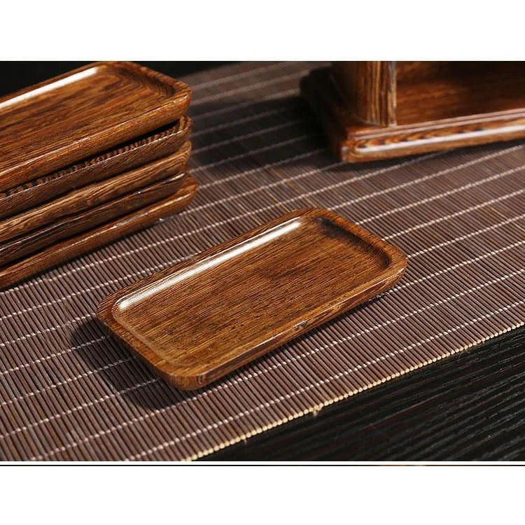 Wakkanai Ebony Wood Tea Set product image