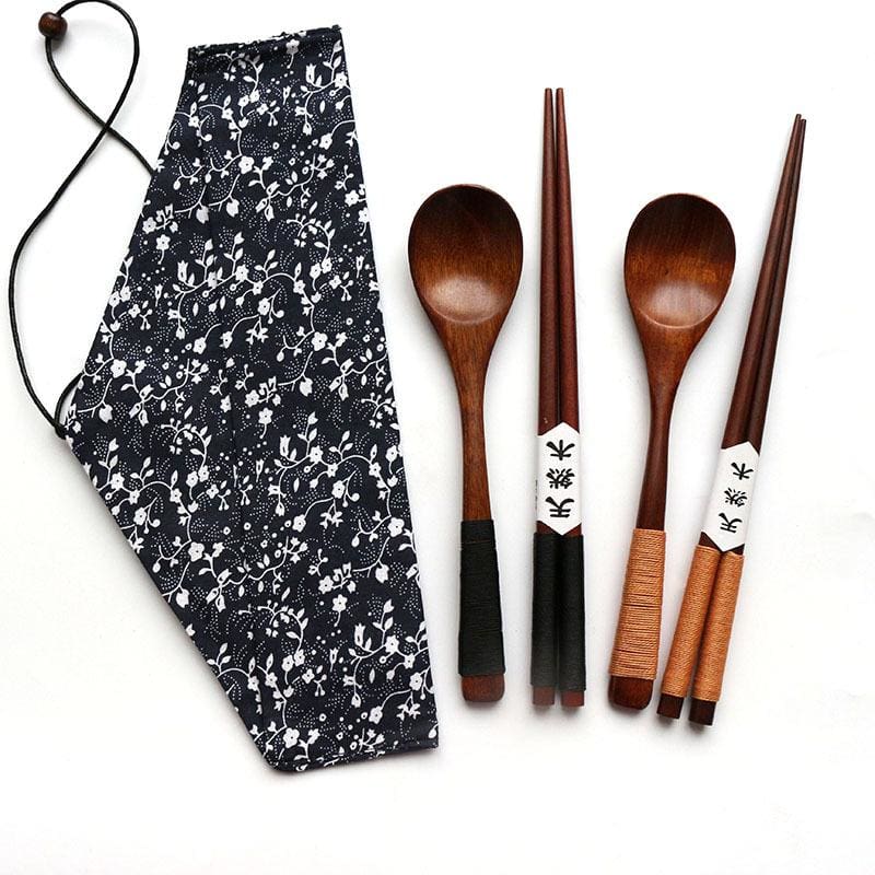 Wooden Chopsticks and Spoon Kita ( 2 colors) product image