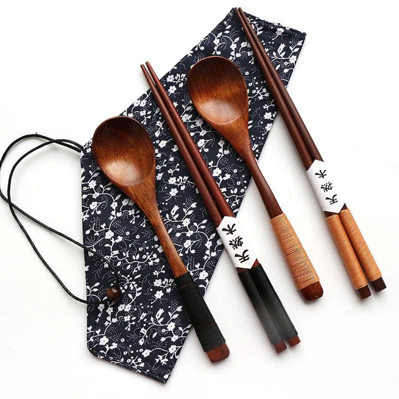 Wooden Chopsticks and Spoon Kita ( 2 colors) product image